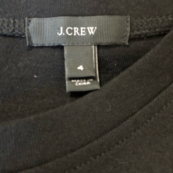 J. CREW Wool Blend Black Sheath Dress Size 4 - Picture 8 of 12